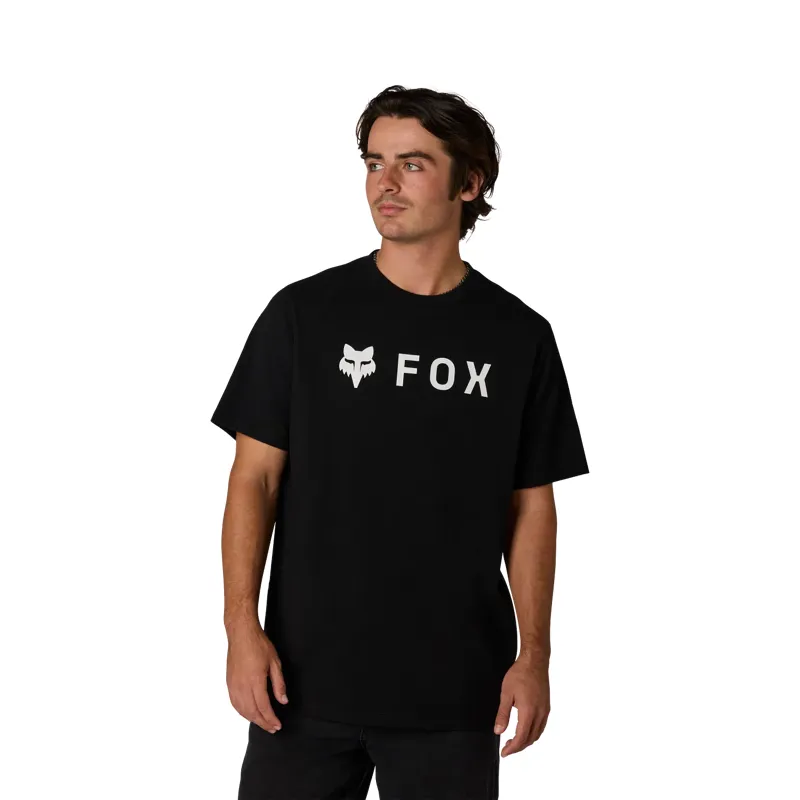 Fox Clothing Absolute 195 Original Men's Tee - Black/White-2