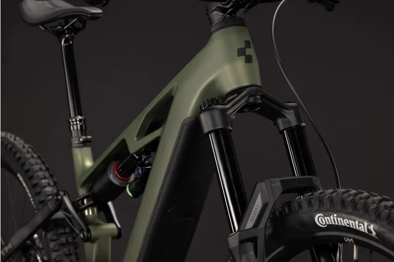 Cube Stereo Hybrid ONE77 HPC TM 800wh 2027 Electric MTB - Reedgreen/Gills-6