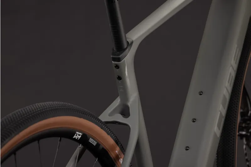 Cube Nuroad Hybrid C:62 Race 400X 2027 Electric Gravel Bike - Oldgrey/Grey-2