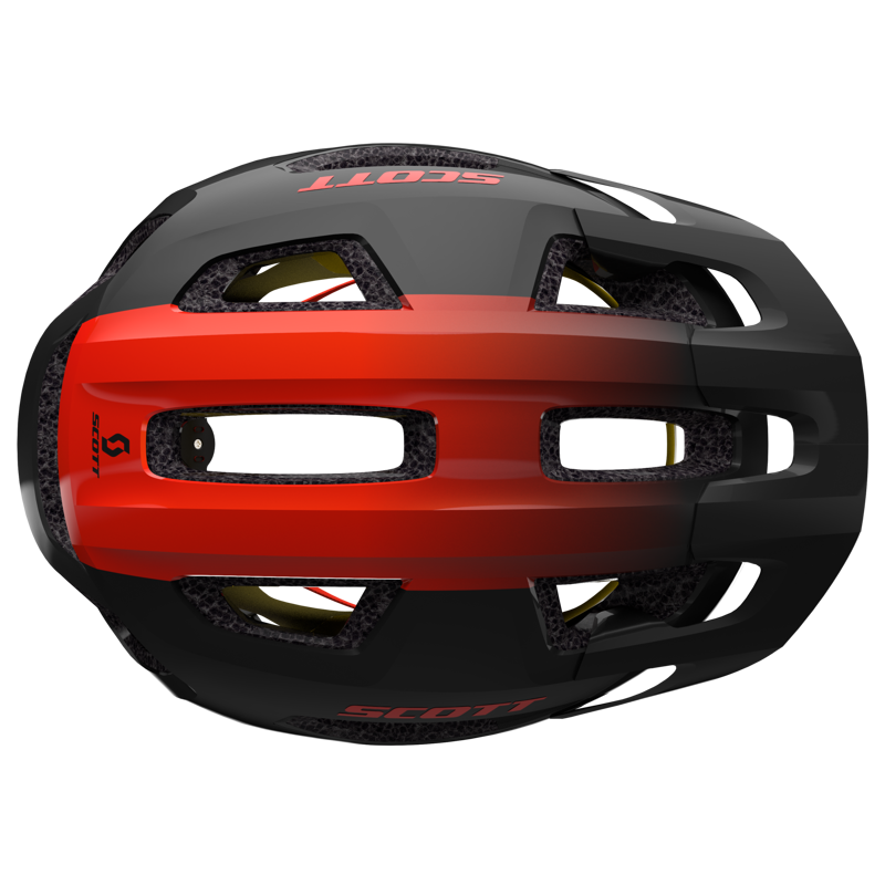 Scott Supra Plus Mips MTB Helmet - Dark Grey/Red-2