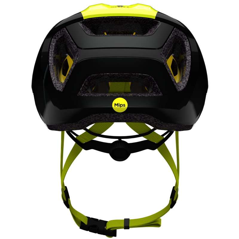 Scott Supra Plus Mips MTB Helmet - Black/Radium Yellow-3