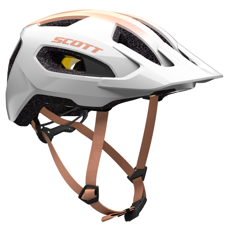 Scott Supra Plus Mips MTB Helmet - Pearl White/Rose Beige