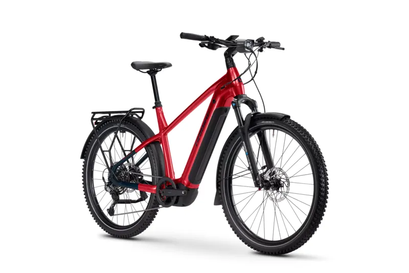 Haibike Trekking 7 Crossbar 2026 Electric Hybrid Bike - Fruity Red-1