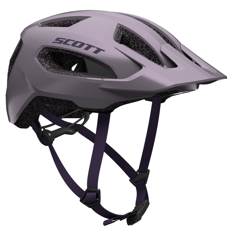Scott Supra MTB Helmet - 54-61cm - Silver Purple