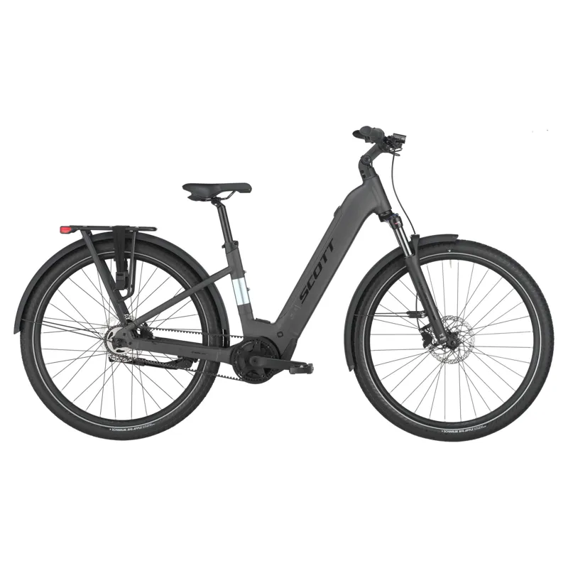 Scott Sub 20 Belt Wave 2025 Electric Hybrid Bike - Midnight Grey