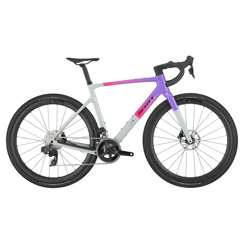 Scott Addict Gravel 20 2025 Carbon Road Bike - Narwal Grey/Purple