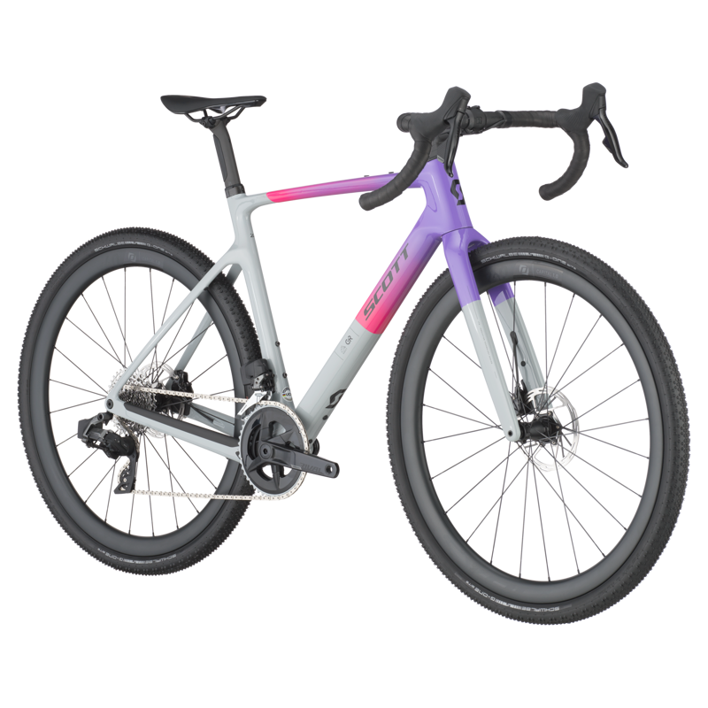 Scott Addict Gravel 20 2025 Carbon Road Bike - Narwal Grey/Purple-1