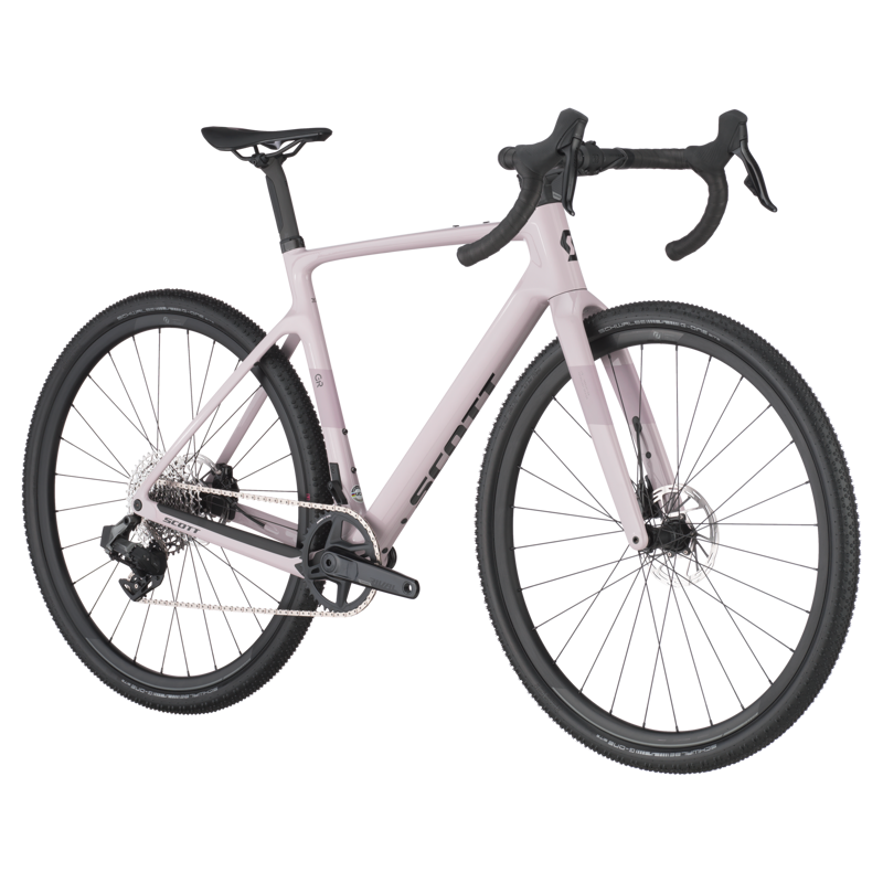 Scott Addict Gravel 30 2025 Carbon Gravel Road Bike - Hushed Pink-1