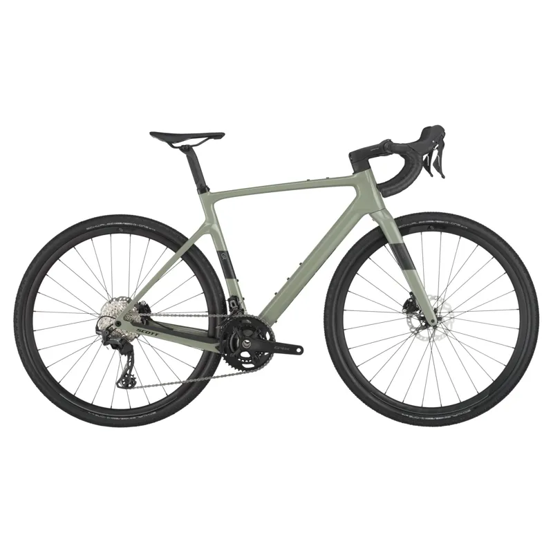 Scott Addict Gravel 50 2025 Carbon Gravel Road Bike - Undergrowth Green