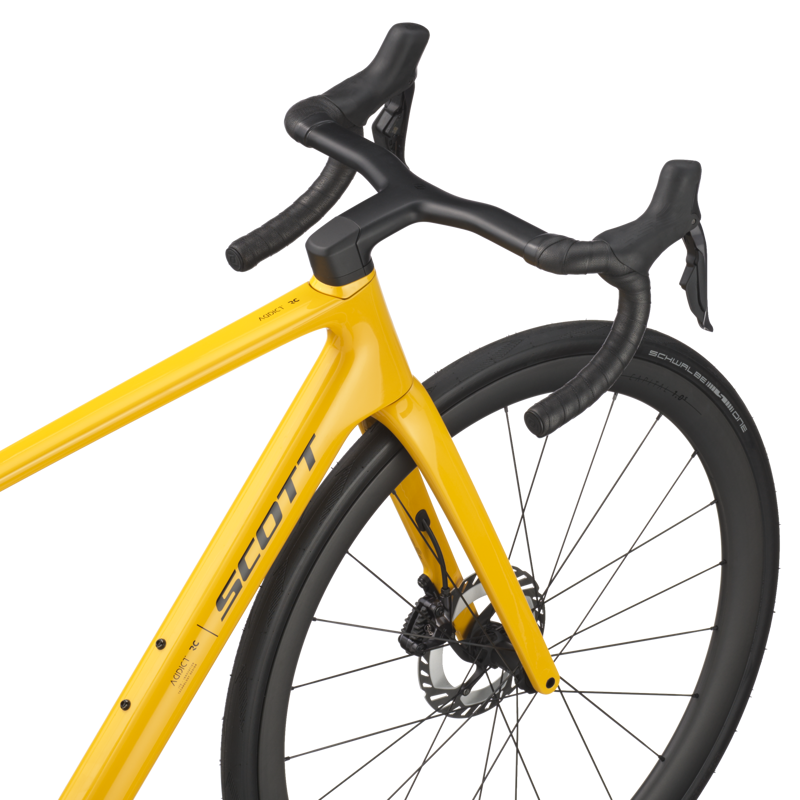 Scott Addict RC 10 2025 Carbon Race Road Bike - Bahama Yellow-2