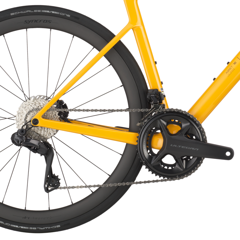 Scott Addict RC 10 2025 Carbon Race Road Bike - Bahama Yellow-4