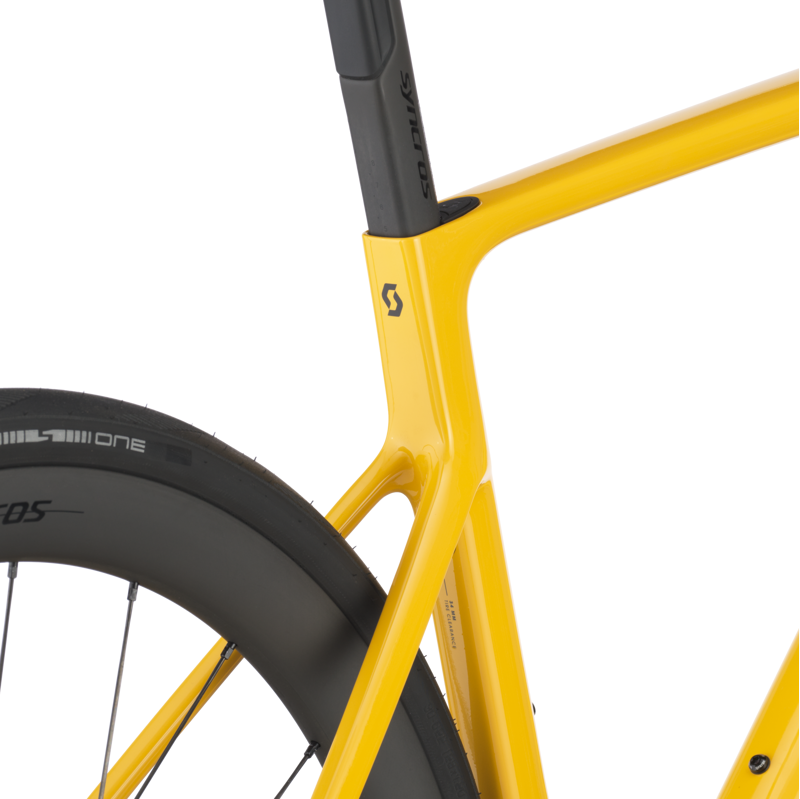 Scott Addict RC 10 2025 Carbon Race Road Bike - Bahama Yellow-5