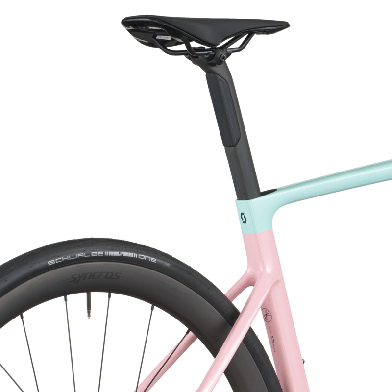 Scott Addict RC 10 2026 Carbon Race Road Bike - Gelato Blue/Gelato Pink-5