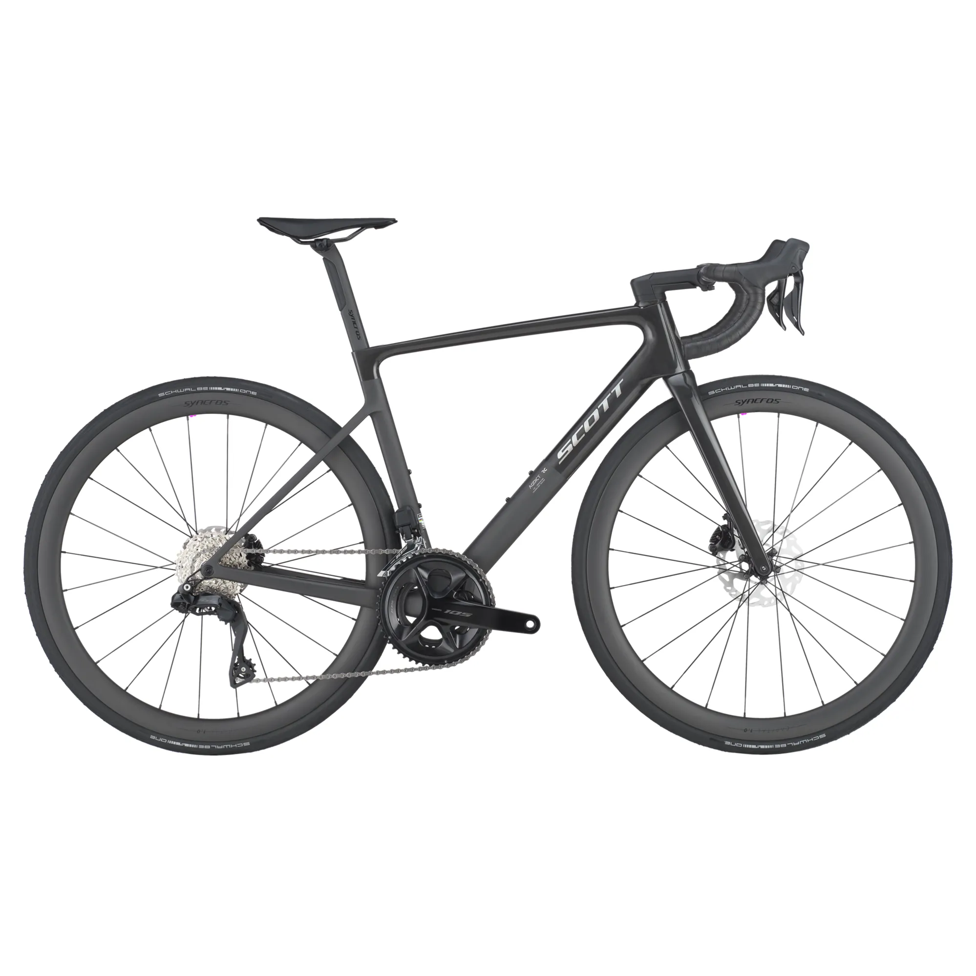 Scott Addict RC 30 2025 Carbon Race Road Bike Carbon Black