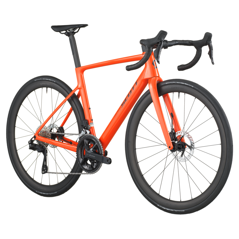 Scott Addict RC 30 2026 Carbon Road Race Bike - Flame Orange-1