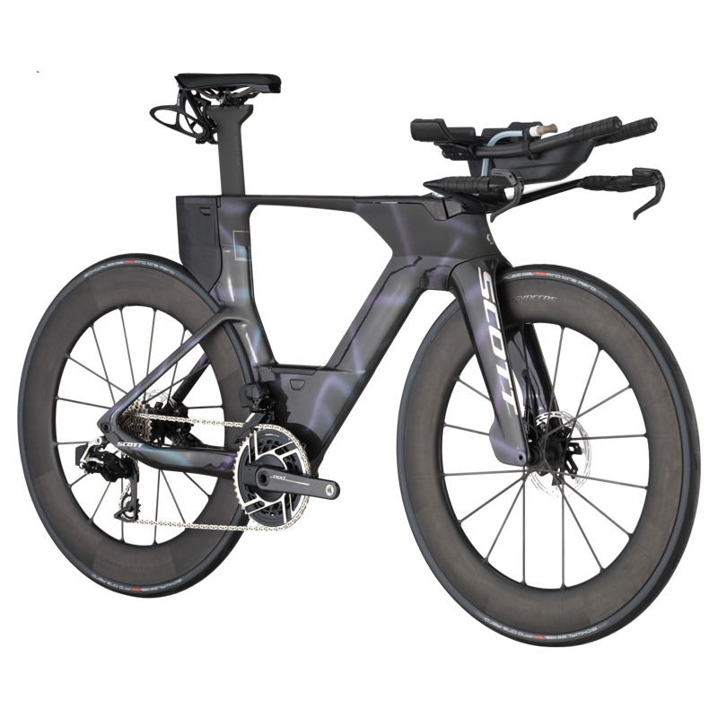 Scott Plasma RC Ultimate 2025 Carbon Aero Road Bike - Sunbeam Black-1