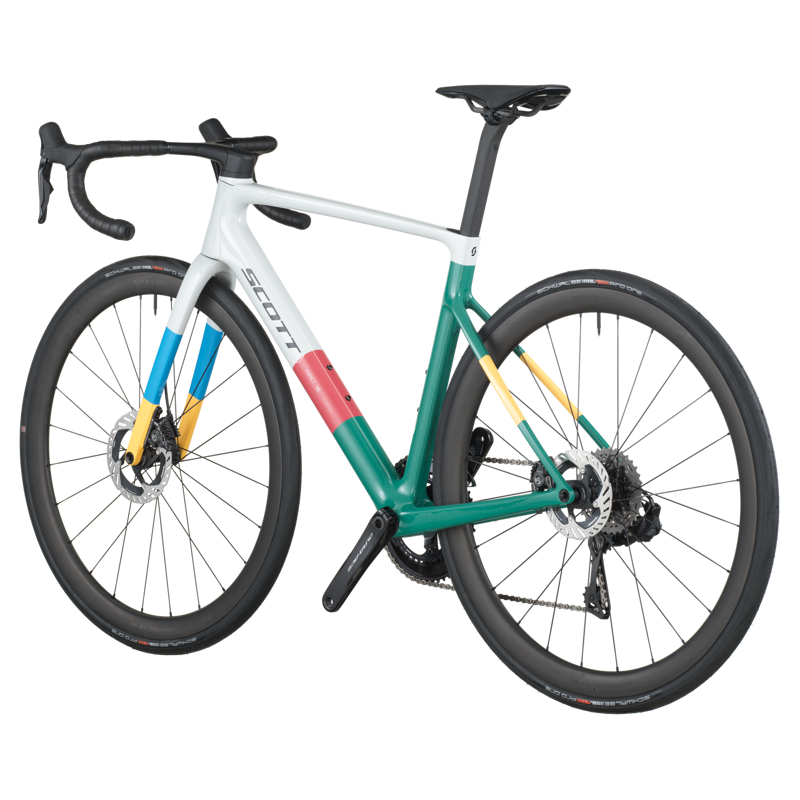 Scott Addict RC Pro 2026 Carbon Road Bike - Beluga Grey/Seashore Green-2