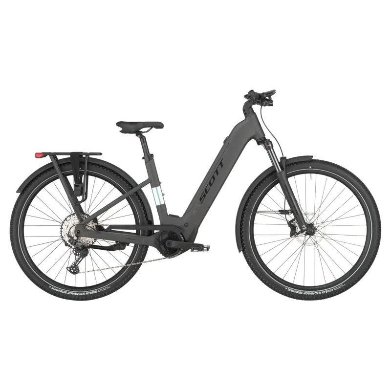 Scott Axis eRIDE 20 Wave 2025 Electric Hybrid Bike - Midnight Grey