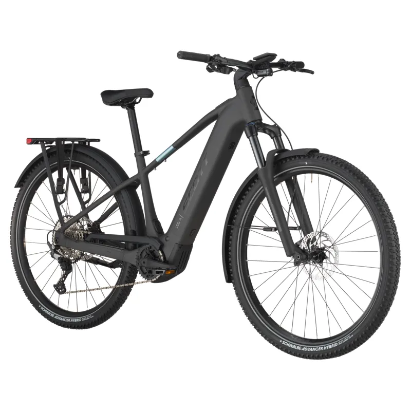 Scott Axis eRide 20 2025 Electric Hybrid Bike - Midnight Grey-1