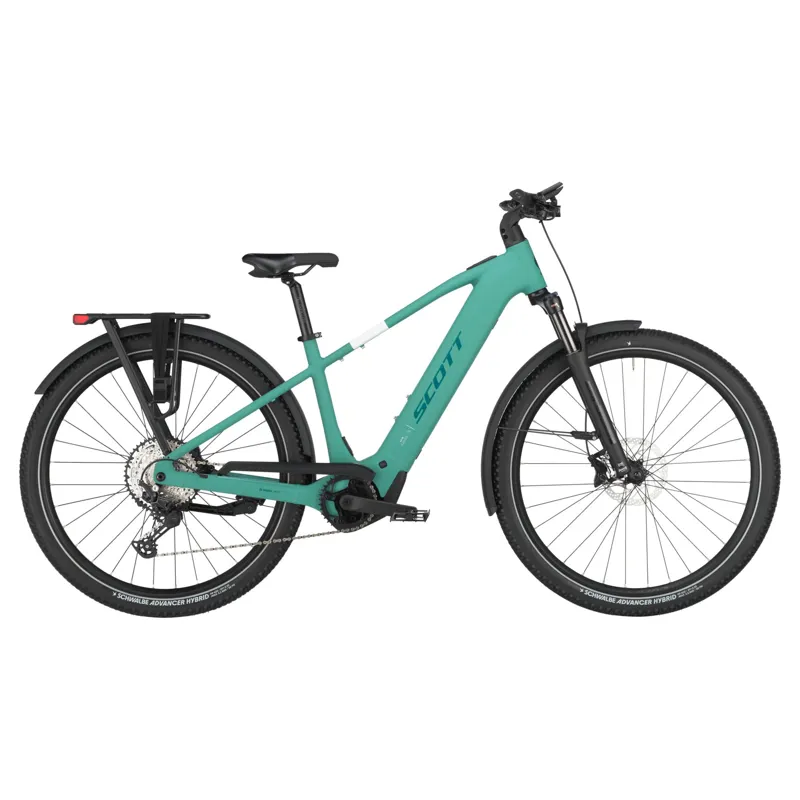 Scott Axis eRide 20 2025 Electric Hybrid Bike - Aventurine Green