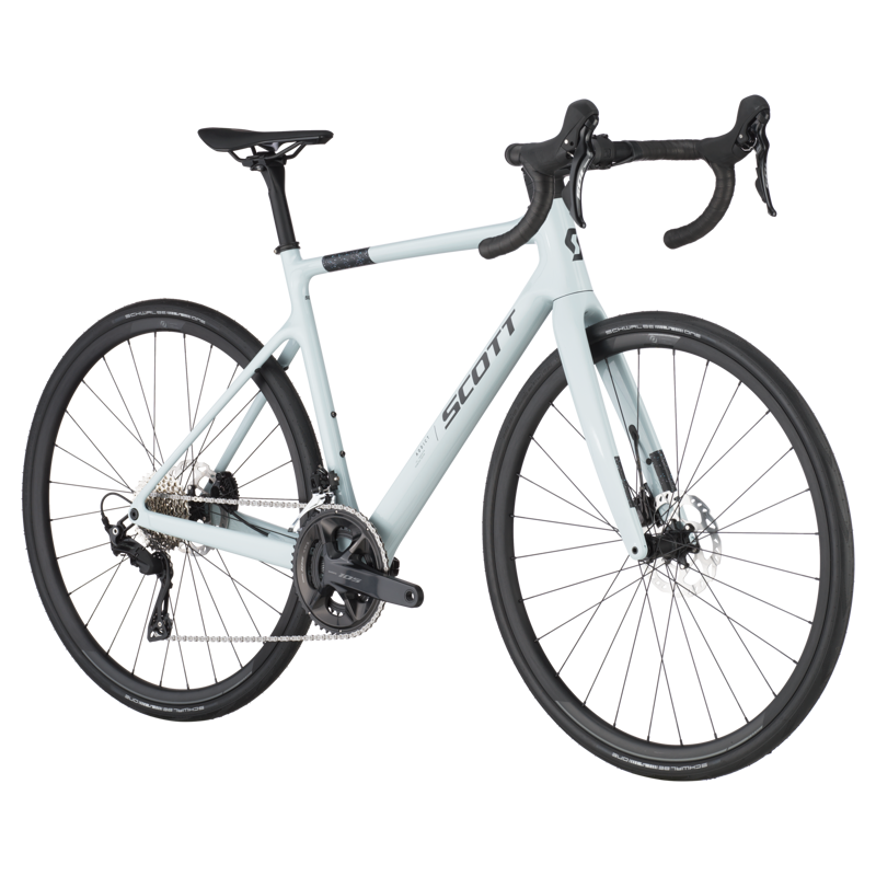 Scott Addict 50 2025 Carbon Endurance Road Bike - Mineral Grey-1