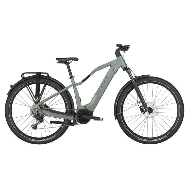 Scott Axis eRide 40 2025 Electric Hybrid Bike - Highland Green