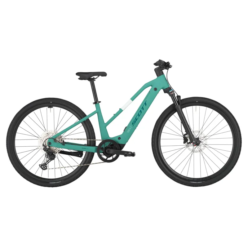 Scott Passage 20 Slope 2025 Electric Hybrid Bike - Aventurine Green