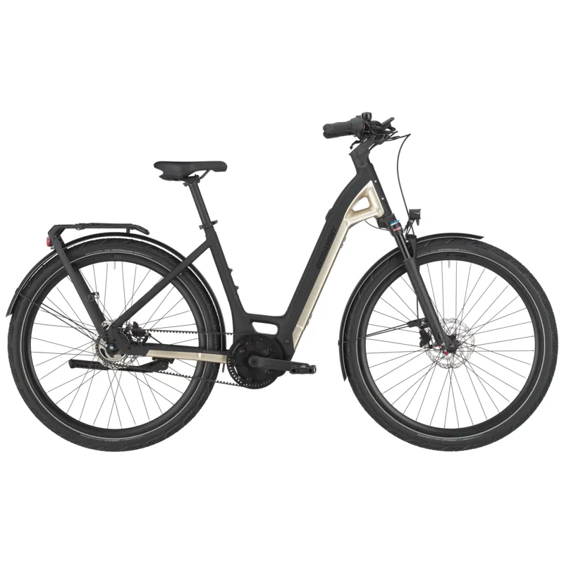 Bergamont E-Ville 20 Belt 2025 Electric Hybrid Bike - Star Beige