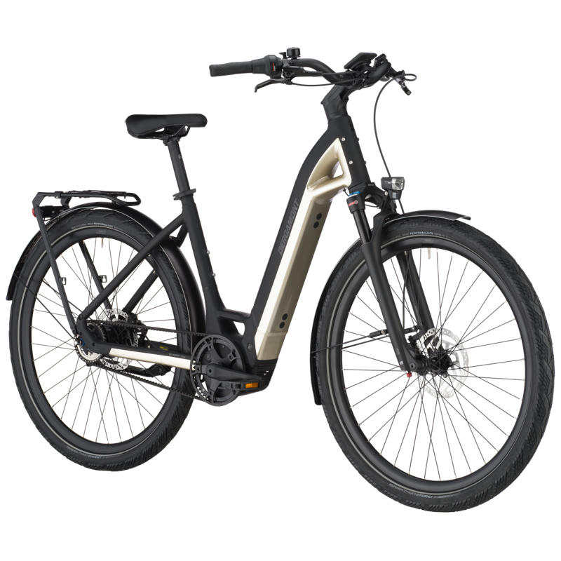 Bergamont E-Ville 20 Belt 2025 Electric Hybrid Bike - Star Beige-1