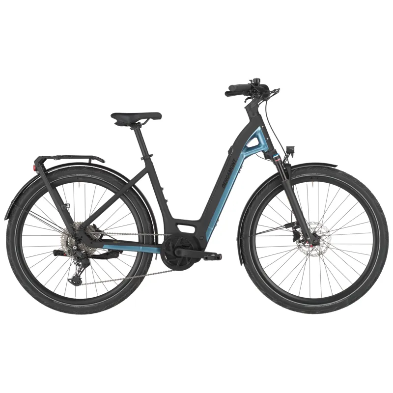 Bergamont E-Ville 30 Belt 2025 Electric Hybrid Bike Baltic Blue