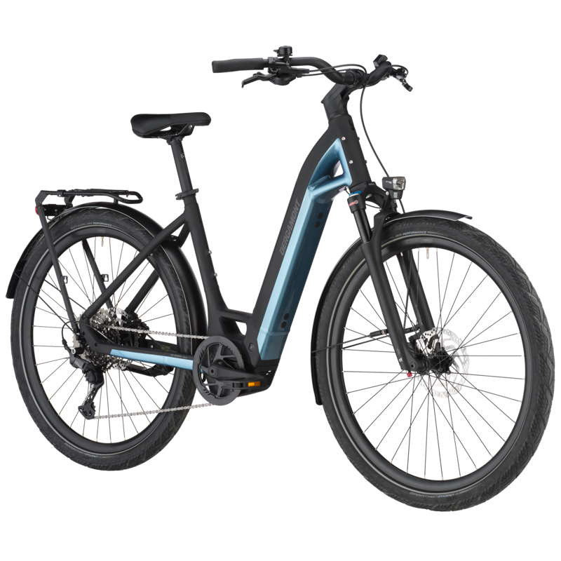 Bergamont E-Ville 30 Belt 2025 Electric Hybrid Bike - Baltic Blue-1