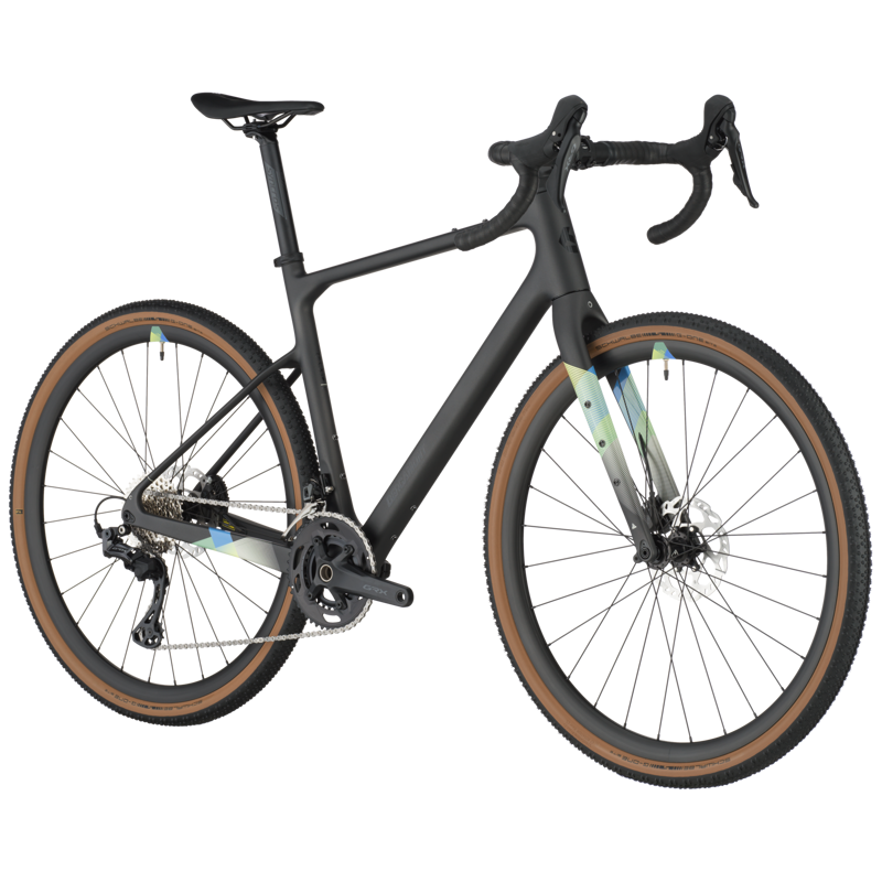 Bergamont Grandurance Expert 2025 Gravel Road Bike - Flaky Black-1