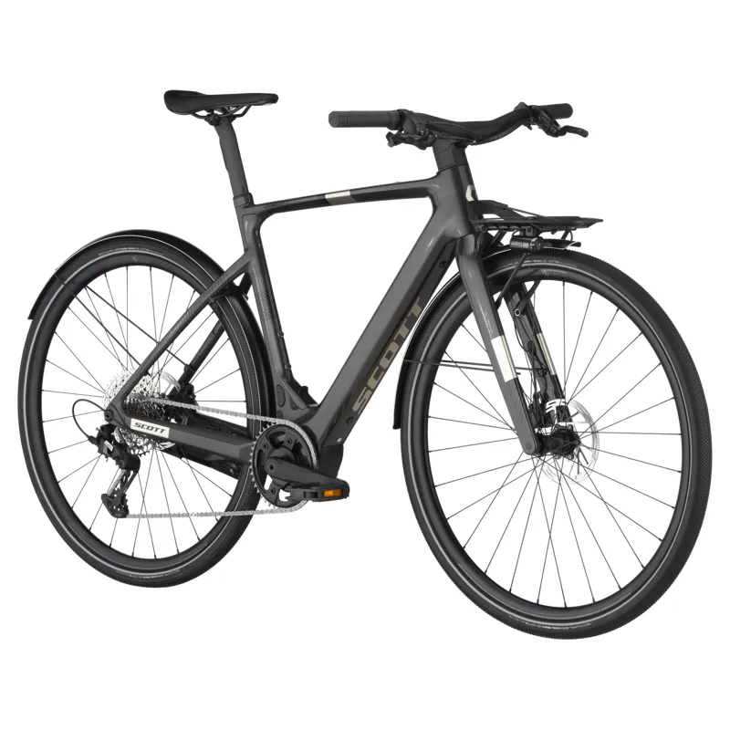 Scott Silence eRide 20 2025 Carbon Electric Hybrid Bike - Carbon Black-1