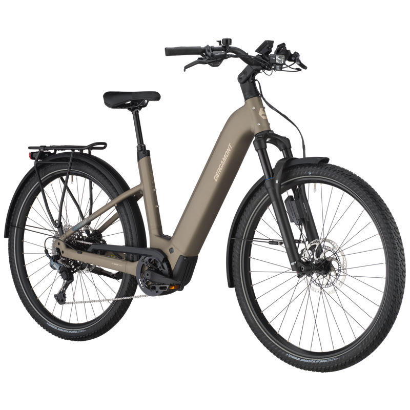 Bergamont E-Horizon SUV 10 Wave 2025 Electric Hybrid Bike - Warm Silver-1