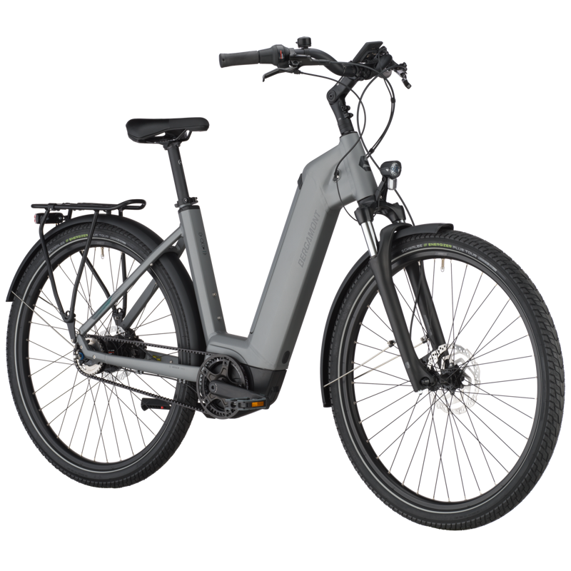 Bergamont E-Horizon Tour 30 Belt Wave 2025 Electric Hybrid Bike - Titanium-1