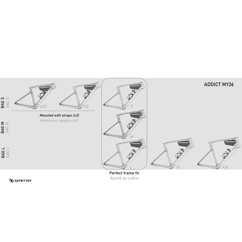 Syncros IS Road Frame Bag - Black-5