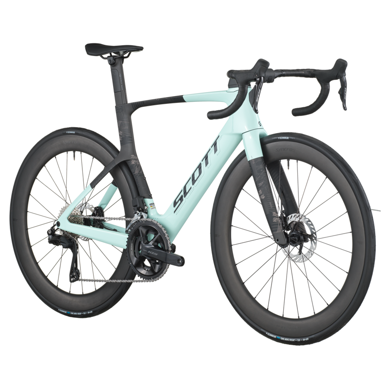 Scott Foil RC 20 2026 Carbon Aero Road Bike - Gelato Blue/Carbon Black-1