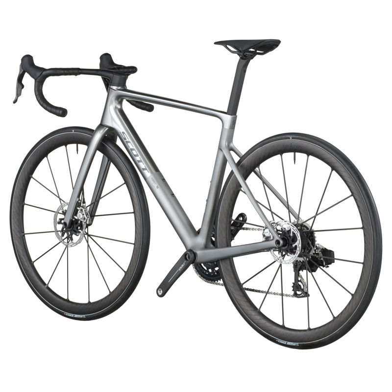 Scott Addict RC Ultimate 2026 Carbon Road Bike - Chrome Silver-2