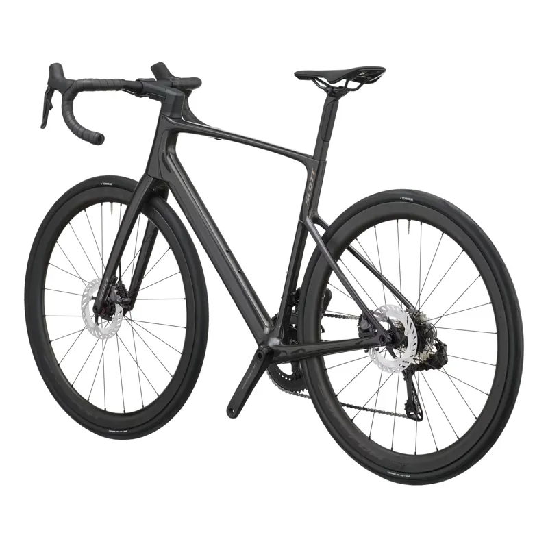 Scott Addict 20 2027 Carbon Endurance Road Bike - Carbon Black-2