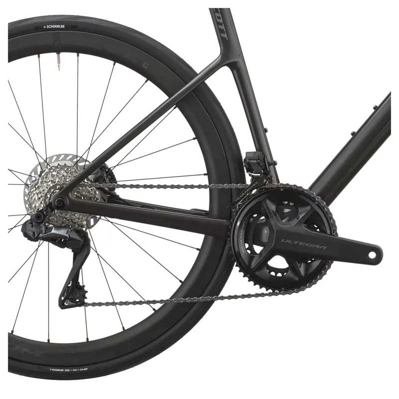Scott Addict 20 2027 Carbon Endurance Road Bike - Carbon Black-3