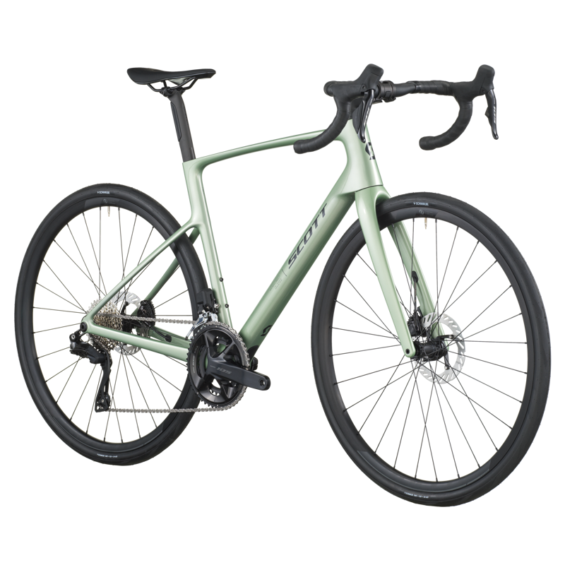 Scott Addict 40 2026 Carbon Endurance Road Bike - Reseda Green-1