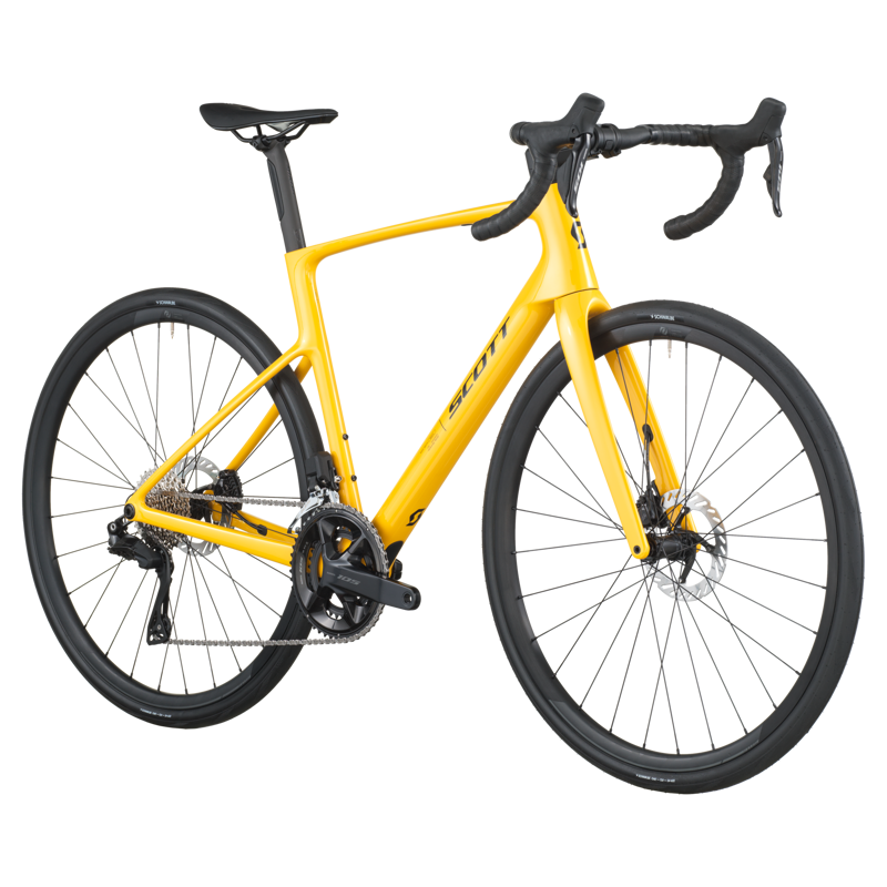 Scott Addict 40 2026 Carbon Endurance Road Bike - Vivid Yellow-1