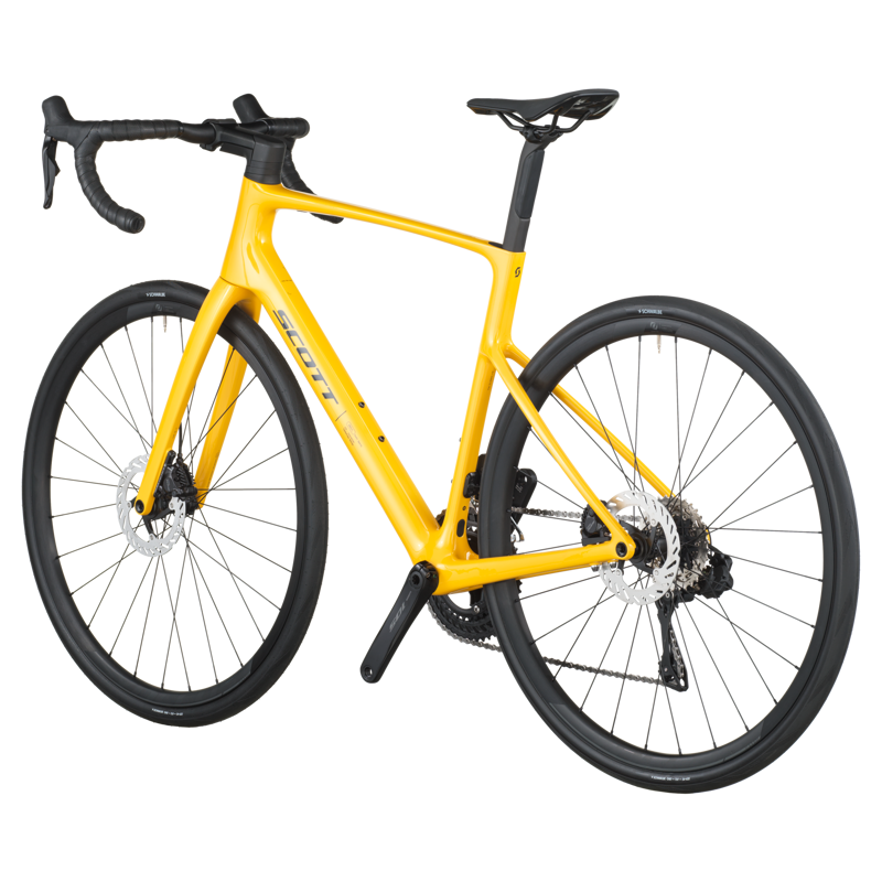 Scott Addict 40 2026 Carbon Endurance Road Bike - Vivid Yellow-2