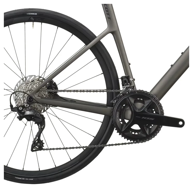 Scott Addict 50 2027 Carbon Endurance Road Bike - Tungsten Grey-6