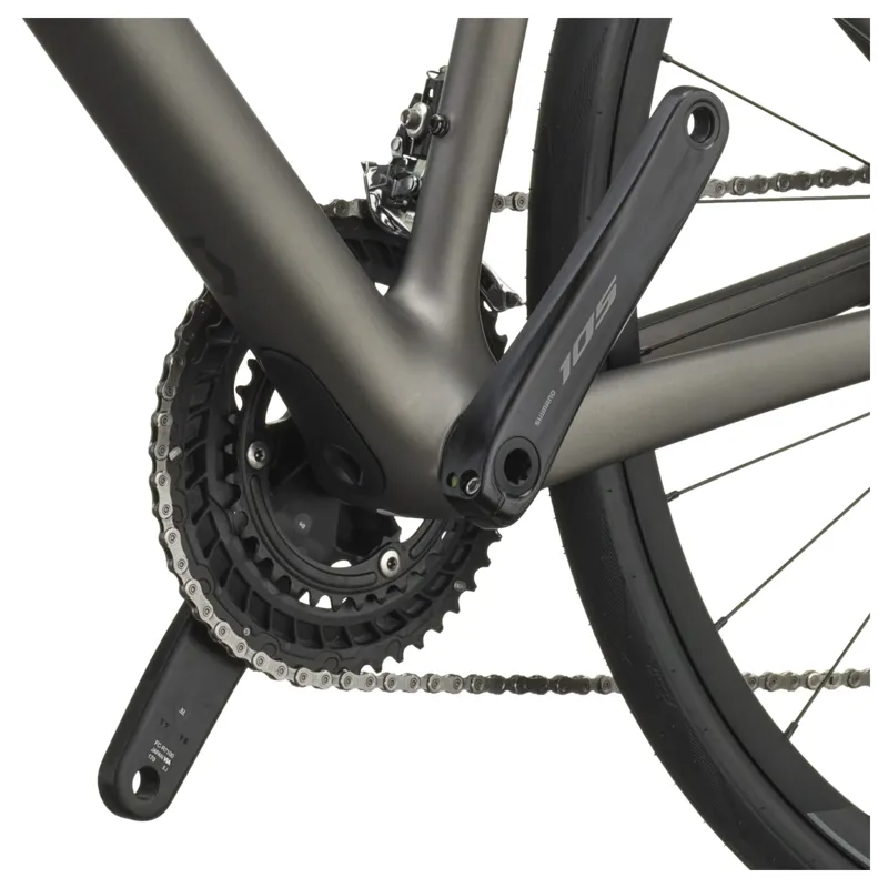 Scott Addict 50 2027 Carbon Endurance Road Bike - Tungsten Grey-4