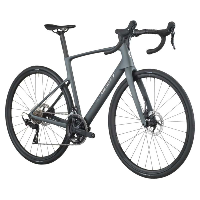 Scott Addict 50 2026 Carbon Endurance Road Bike - Carbon Grey-1