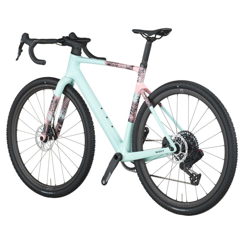 Scott Addict Gravel 10 2026 Carbon Gravel Road Bike - Gelato Blue/Pink-2
