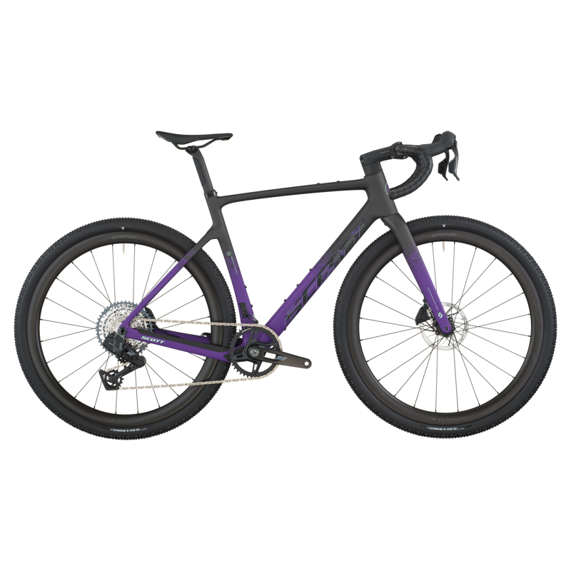 Scott Addict Gravel 20 2026 Carbon Gravel Road Bike - Black/Purple