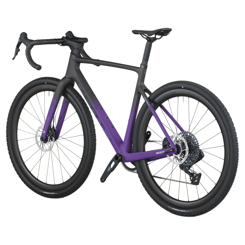 Scott Addict Gravel 20 2026 Carbon Gravel Road Bike - Black/Purple-2