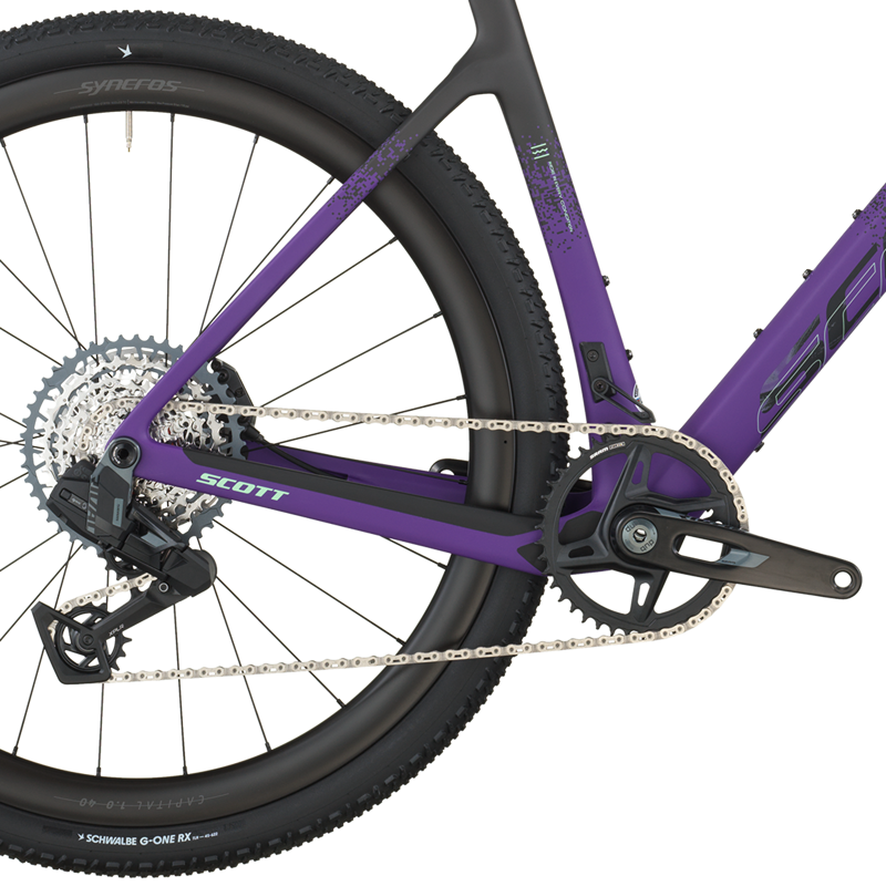 Scott Addict Gravel 20 2026 Carbon Gravel Road Bike - Black/Purple-3